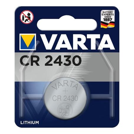 PILA BOTON LITIO CROMO 2430 3V VARTA