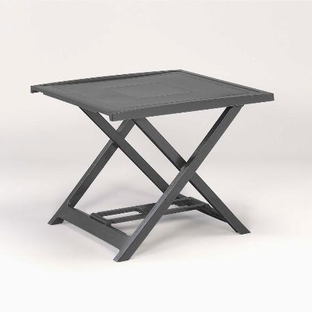 MESA PLEGABLE ARNO ANTRACITA 50X47X65 CM