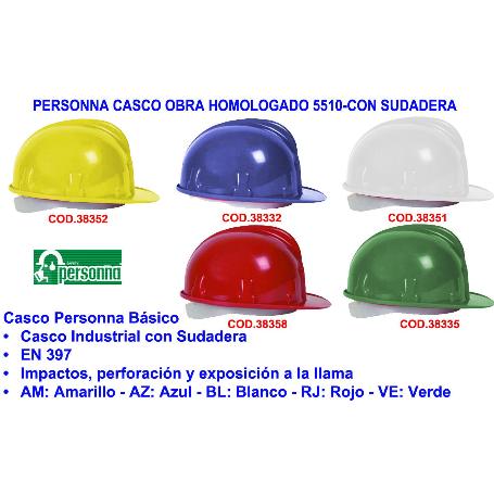 SIFER CASCO OBRA HOMOLOGADO 5810 BL-ROJO