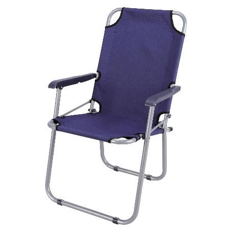 SILLA PLAYA METAL ANAFI AZUL