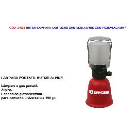 BUTSIR LAMPARA CARTUCHO B190 MOD.ALPINE CON PIEZO LACA0017