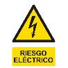 CARTEL 30*21 RD30007 PELIGRO RIESGO ELECTRICO