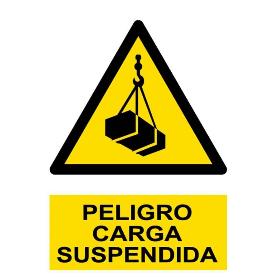 CARTEL 30*21 RD30005 PELIGRO CARGA SUSPENDIDA