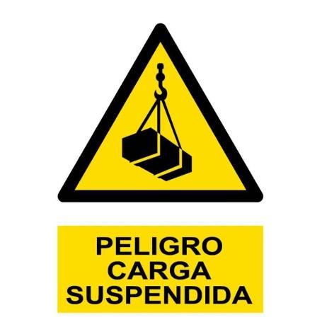 CARTEL 30*21 RD30005 PELIGRO CARGA SUSPENDIDA