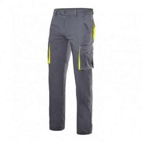 PANTALON BICOLOR STRECH T-38 GR/AM 103008SVELILLA