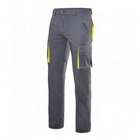 PANTALON BICOLOR STRECH T-38 GR/AM 103008SVELILLA