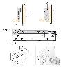 EMUCA LOTE DE 10 CAJONES DE COCINA ULTRABOX, ALTURA 86MM, PROFUNDIDAD 270MM, ACERO, GRIS METALIZADO