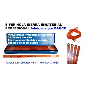 SIFER HOJA SIERRA BIMETAL-1224-300-24-100 SANDFLEX (CAJA 10 UNIDADES)