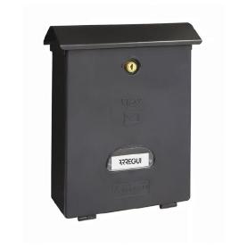 BUZON ARREGUI VERTICAL CLASICC PLASTICO NEGRO 240X346X110  E1074