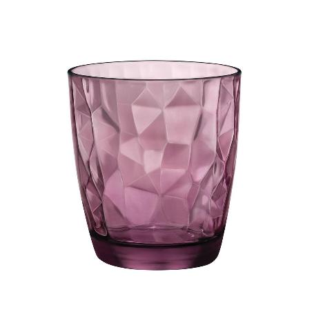 VASOS DIAMOND ACQUA PURPLE 30CL LOTE 6