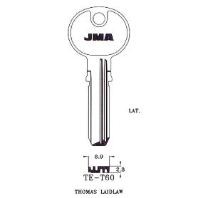 LLAVIN TE-T60 LATON SEGURIDAD B/10