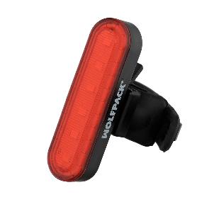 LUZ LED TRASERA PARA BICICLETA / PATINETE 100 LUMENES (4 MODOS) BATERIA RECARGABLE USB