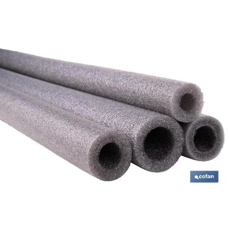 COQUILLA AISLANTE PE PARA TUBERÍAS Ø15 MM X 1 M VENTA UNITARIA
