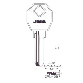 LLAVIN CVL-9D SEGURIDAD LATON B/10