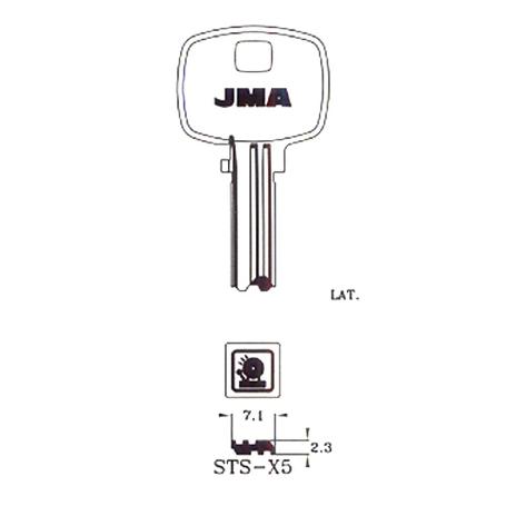 LLAVIN KAE-1 LATON SEGURIDAD B/10