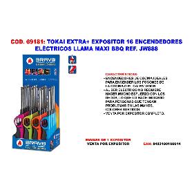 TOKAI EXPOSITOR 16 ENCENDEDOR ELEC LLAMA MAXI BBQ  HC1009  64703