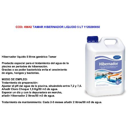 TAMAR HIBERNADOR LIQUIDO 5 LT 1120200050