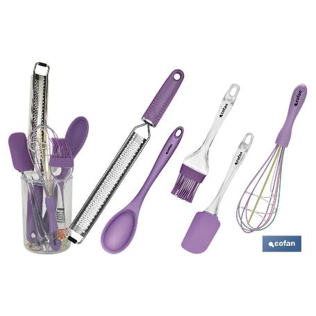 SET DE 6  UTENSILIOS DE REPOSTERÍA GAMA VERGINI