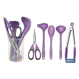 SET DE 6 UTENSILIOS DE COCINA GAMA VERGINI