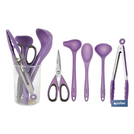 SET DE 6 UTENSILIOS DE COCINA GAMA VERGINI