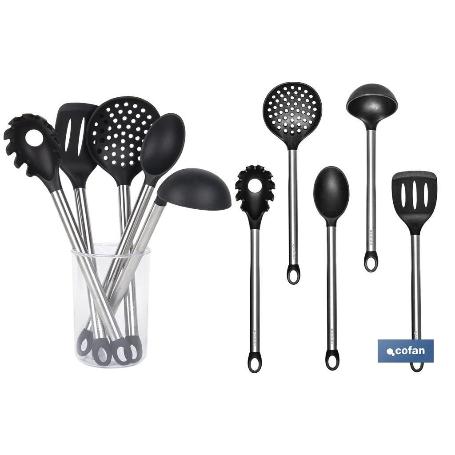 SET DE 6 UTENSILIOS DE COCINA GAMA NEIGE