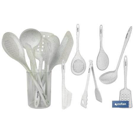 SET DE 7 UTENSILIOS DE COCINA GAMA BACH