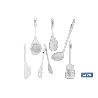 SET DE 7 UTENSILIOS DE COCINA GAMA BACH