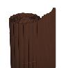 CAÑIZO PVC MEDIA CARA 2X3M CHOCOLATE