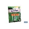 BLISTER 4 PILAS RECARGABLES AA 2300MAH VENTA UNITARIA