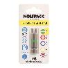 PUNTAS DESTORNILLADOR LARGO PLANO 5 MM. (2 PIEZAS). ACERO S2 AL CROMO VANADIO. PUNTAS HEXAGONALES, DESTORPUNTAS,