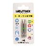 PUNTAS DESTORNILLADOR LARGO PLANO 4 MM. (2 PIEZAS). ACERO S2 AL CROMO VANADIO. PUNTAS HEXAGONALES, DESTORPUNTAS,