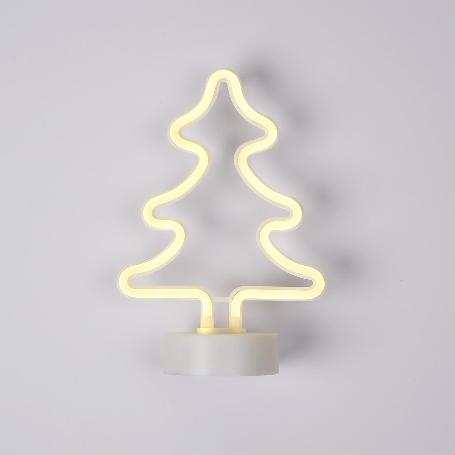 ARBOL NAVIDAD NEON LED 26CM. BLANCO CALIDO