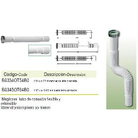 PRHIE TUBO FLEXIBLE EXT 1-1-4X32-40+TUERCA MAGIKONE  35003