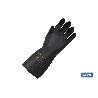 GUANTE NEGRO NEOPRENO 100% T 9   CAJA 12 UNID.