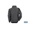 CHAQUETA POLAR MODELO WALKER 370 G/M GRIS-NEGRO TALLA XL