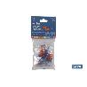 PACK 50 TAPONES (25 PAR) OIDOS C/CUERDA PU SNR36