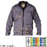 CHAQUETA DE TRABAJO GRIS/AMARILLO TALLA 52/54 L