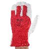 GUANTES PIEL / LONA CON COLGADOR 8 (PAR)