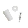 TOPE PERSIANA CON TORNILLO 40 MM. BLANCO