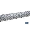 ROLLO MANTEL ANTIMANCHAS 1,40 X 25M 50% ALG/50% PVC. HEXAGONOS