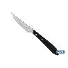 PACK 3 CUCHILLO CHULETERO MICRODENTADO HOJA 10CM  MODELO GULASH NEGRO