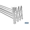 TENDEDERO EXTENSIBLE PARED ALUMINIO  4.8 M
