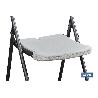 SILLA ALTA PLEGABLE BLANCA  ALTURA ASIENTO 74 CM VENTA UNITARIA