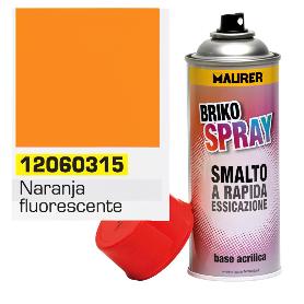 SPRAY PINTURA NARANJA FLUORESCENTE 400 ML.