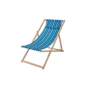 SILLON PLAYERA TELA MADERA 97X56X85 CM