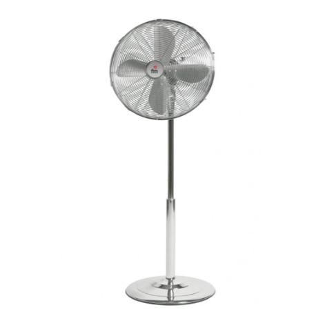 VENTILADOR PIE CROMADO 40 CM PM140