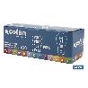 LÁMPARA COFAN 2 POLOS ROJA DESCENTRADA P21/5W (BAW15D) 12V VENTA UNITARIA