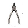 ALICATES ARANDELAS EXTERIORES CURVO 125 MM. ACERO DIN 5254. ANILLOS DE PRESION, ANILLOS DE RETENCIÓN, ARANDELAS CIR