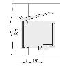 CUBO BASURA RING 1X10L. GRIS  APERTURA TAPA AUTOMATICA.