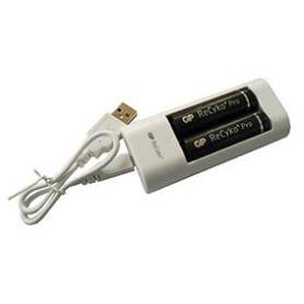 CARGADOR USB RECYKO+ 2 PILAS G-393